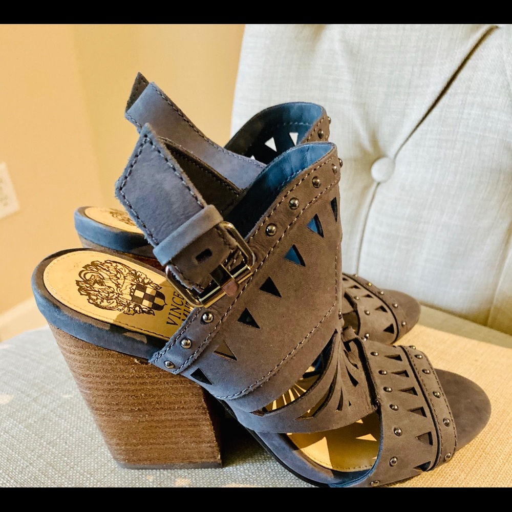 Vince Camuto Slate Blue Heeled Sandals
